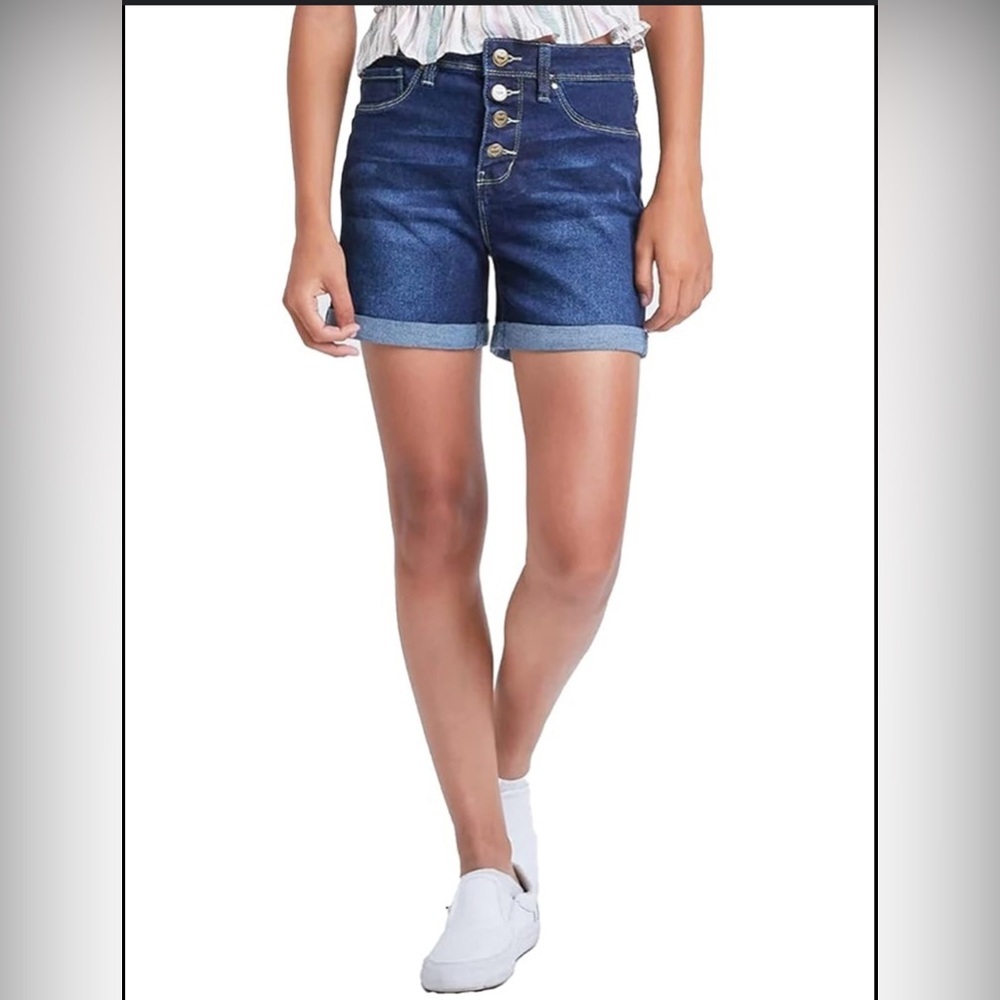 NWT YMI Button Denim Shorts